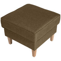 HOCKER in Textil Sandfarben  - Sandfarben/Buchefarben, Design, Holz/Textil (53/45/53cm) - Max Winzer