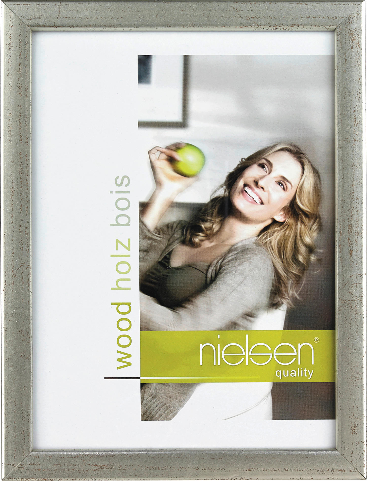 BILDERRAHMEN - Silberfarben, Basics, Holz (30/40cm) - Nielsen