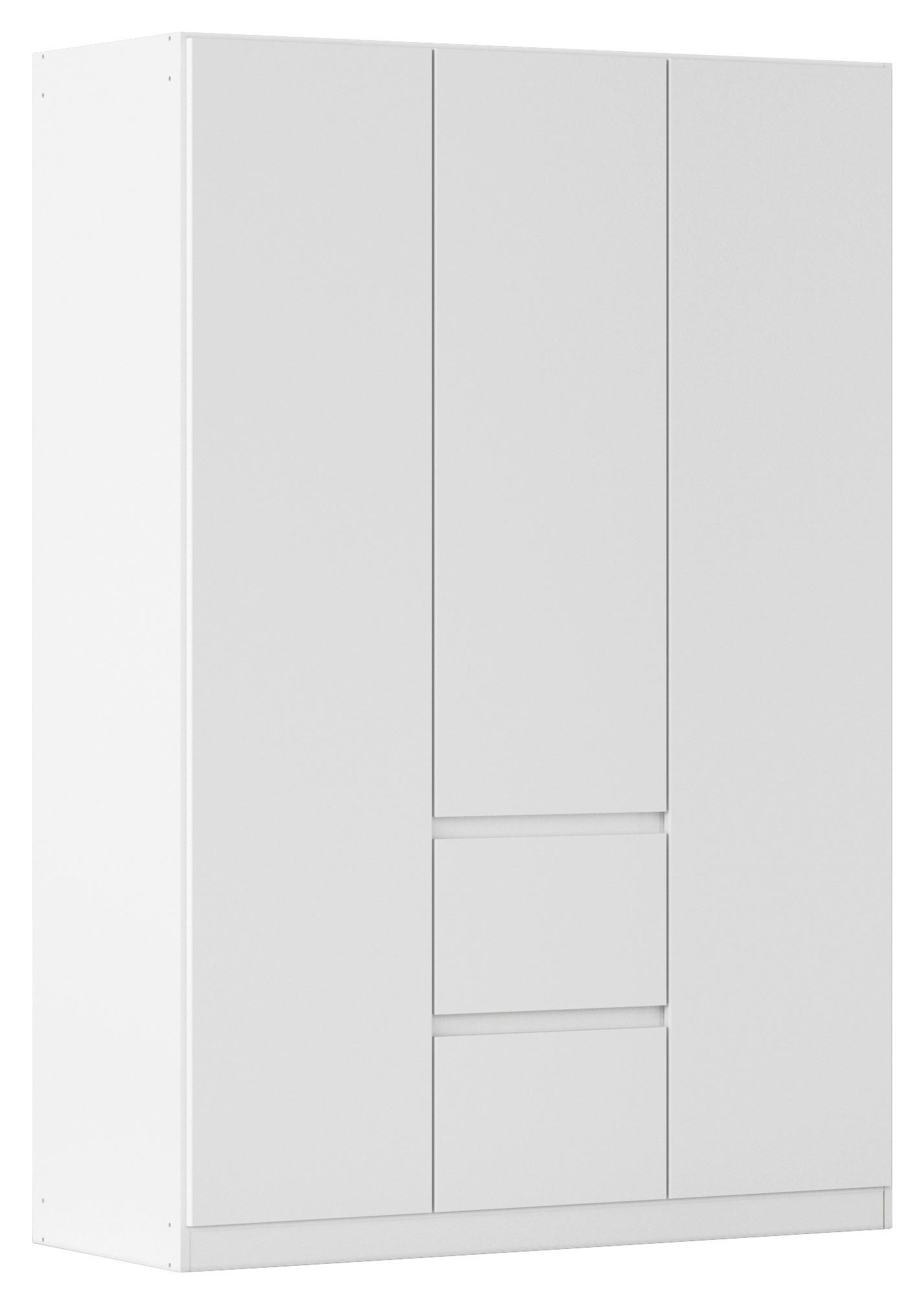 DREHTÜRENSCHRANK in Weiss  - Weiss, Basics, Holzwerkstoff (136/197/54cm) - Rauch Möbel