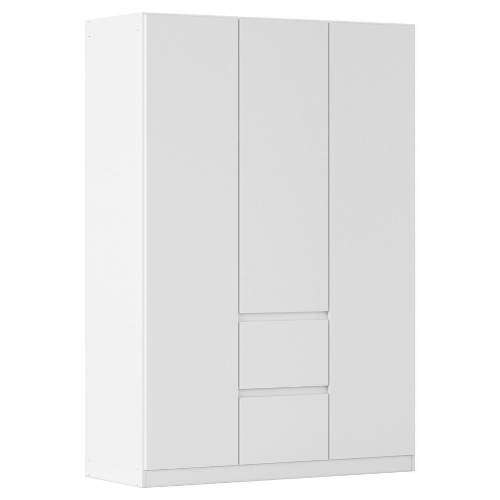 Rauch Möbel SKRIŇA S OTOČNÝMI DVERAMI, biela, 136/197/54 cm