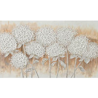 OLJNA SLIKA  120/70 cm   - bela/rjava, Konvencionalno, tekstil/les (120/70cm) - Monee