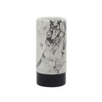 ZAHNBÜRSTENHALTER Stein  - Weiss/Schwarz, Basics, Stein (6/13cm) - Aquanova