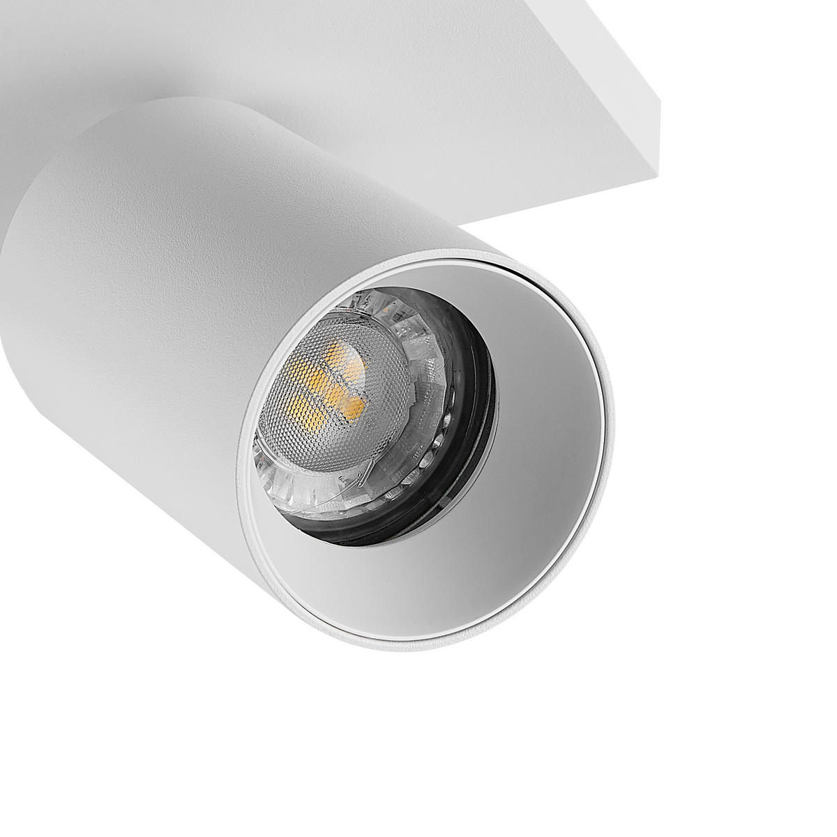 DECKENSTRAHLER - Weiss, Design, Metall (30/9/12,5cm)