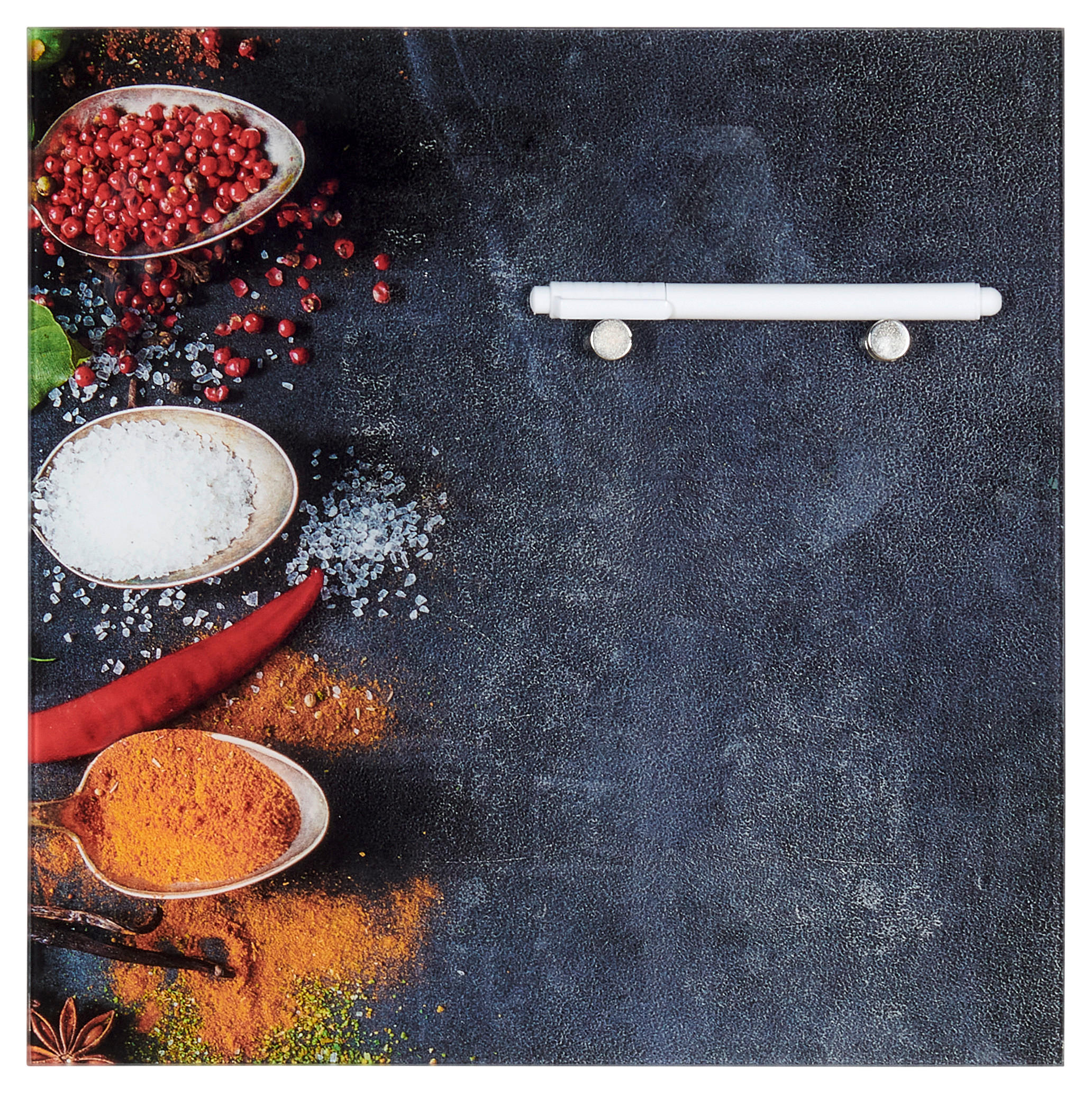 Euroart Magnettafel Mehrfarbig 50x50 cm
