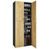 KLEIDERSCHRANK in Anthrazit, Honigeiche  - Honigeiche/Anthrazit, Design, Holzwerkstoff/Kunststoff (70/182/39cm) - MID.YOU