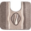 WC-VORLEGER Taupe 50/55 cm  - Taupe, Basics, Kunststoff/Textil (50/55cm)