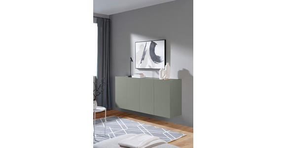 SIDEBOARD in 180/80/42 cm - Grün, Design, Holzwerkstoff (180/80/42cm) - Hom`in
