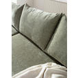 ECKSOFA Olivgrün Flachgewebe  - Buchefarben/Olivgrün, KONVENTIONELL, Holz/Textil (144/230cm) - Carryhome