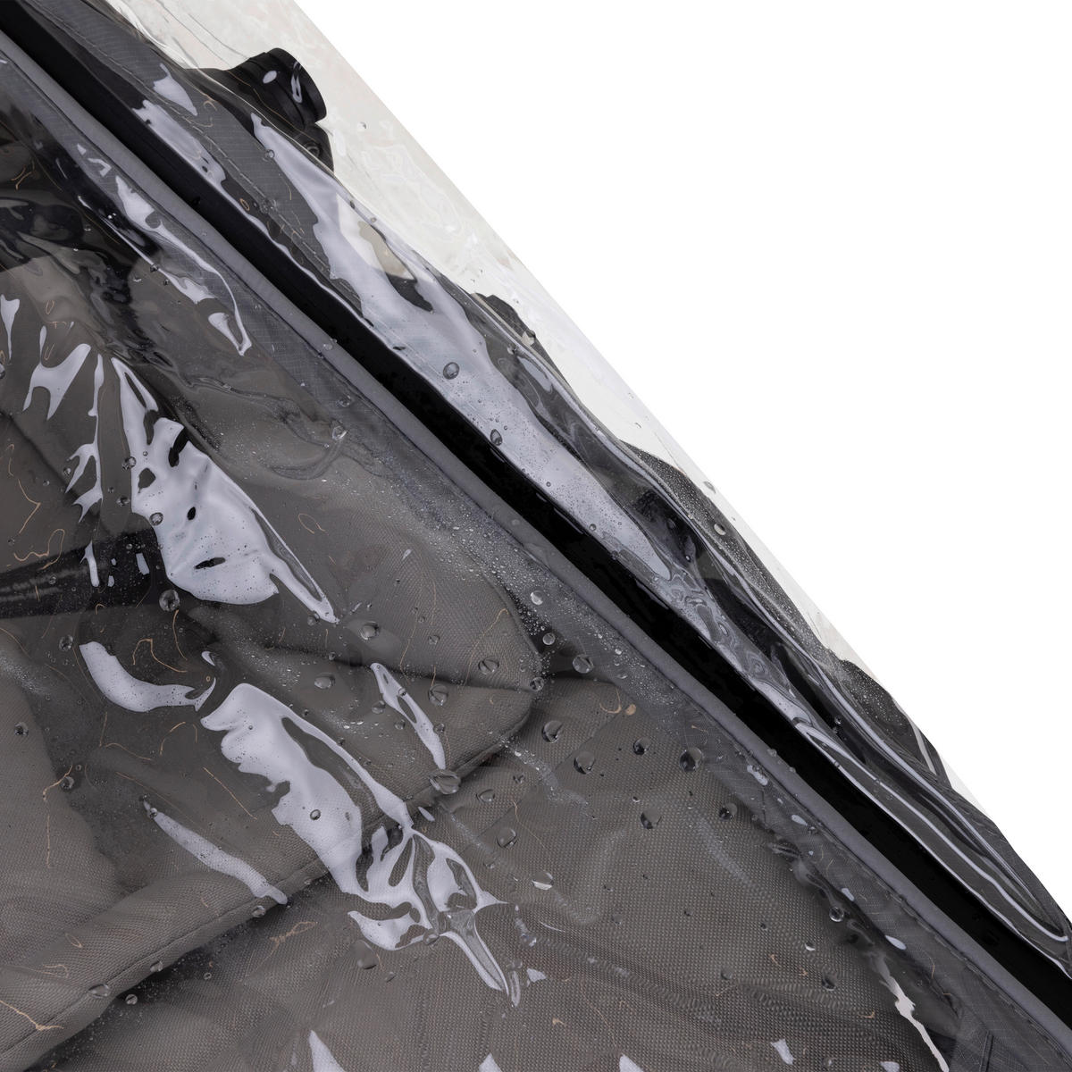 REGENVERDECK 4 Seasons  - Transparent/Grau, Basics, Kunststoff/Textil (25,5/18/7cm) - ABC Design