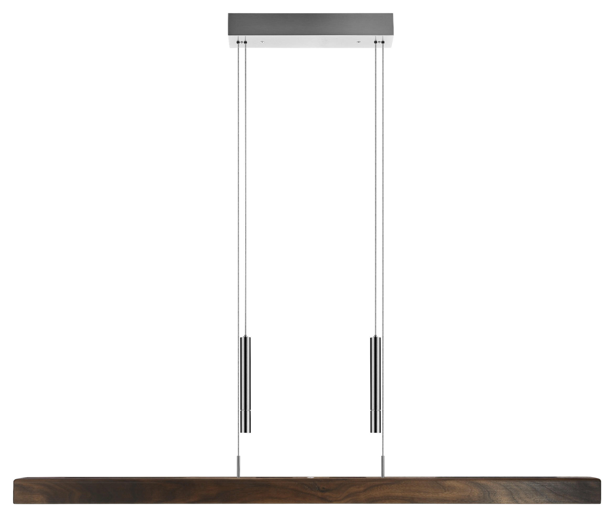 LED-HÄNGELEUCHTE 121/5,8/180 cm  - Natur, Holz (121/5,8/180cm) - Herzblut