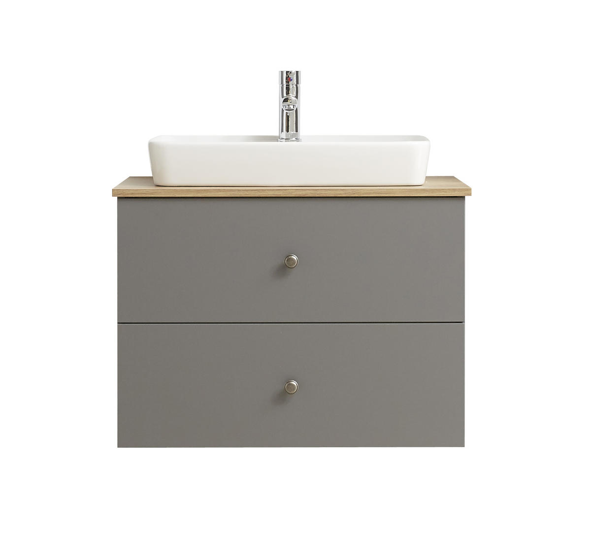 PODUMIVALNIŠKA OMARICA 71/51,3/44 cm  - siva, Trendi, leseni material (71/51,3/44cm) - Xora
