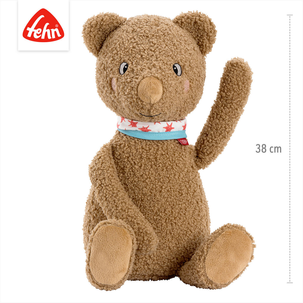 KUSCHELTIER Bär Fred  - Hellbraun, Basics, Textil (45/15/12,8cm) - Fehn
