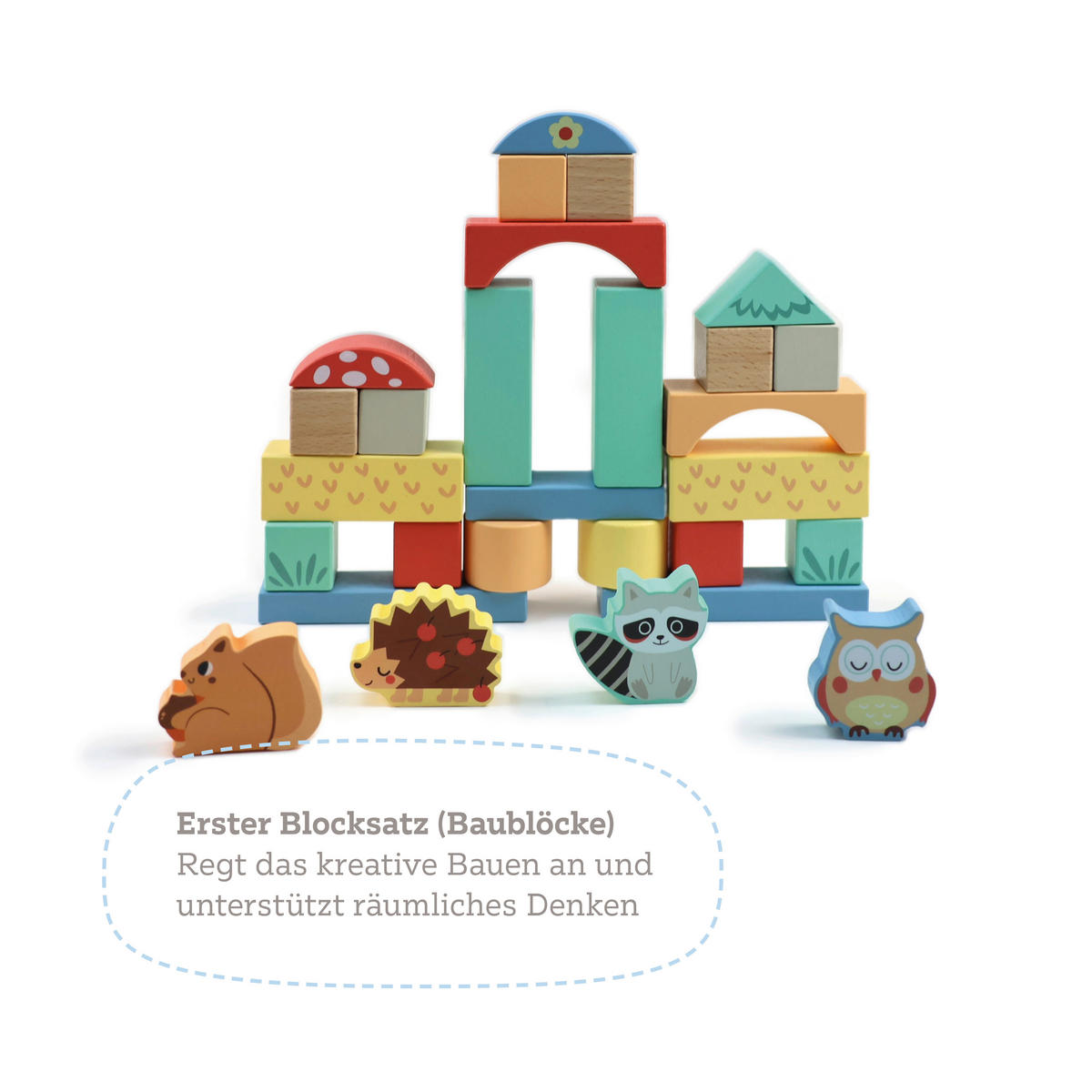 BABYBOX GESCHICKLICHKEIT - Multicolor/Hellblau, Basics, Holz/Papier