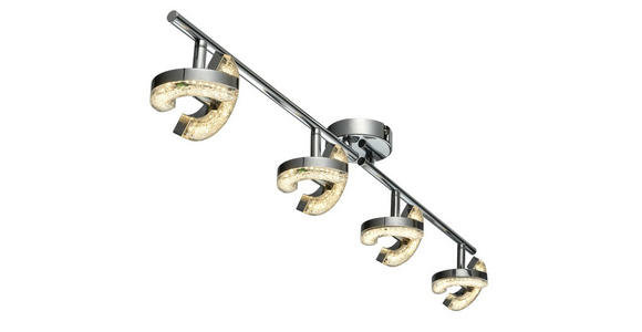 LED-STRAHLER - Weiß, Design, Kunststoff/Metall (11/78cm) - Novel