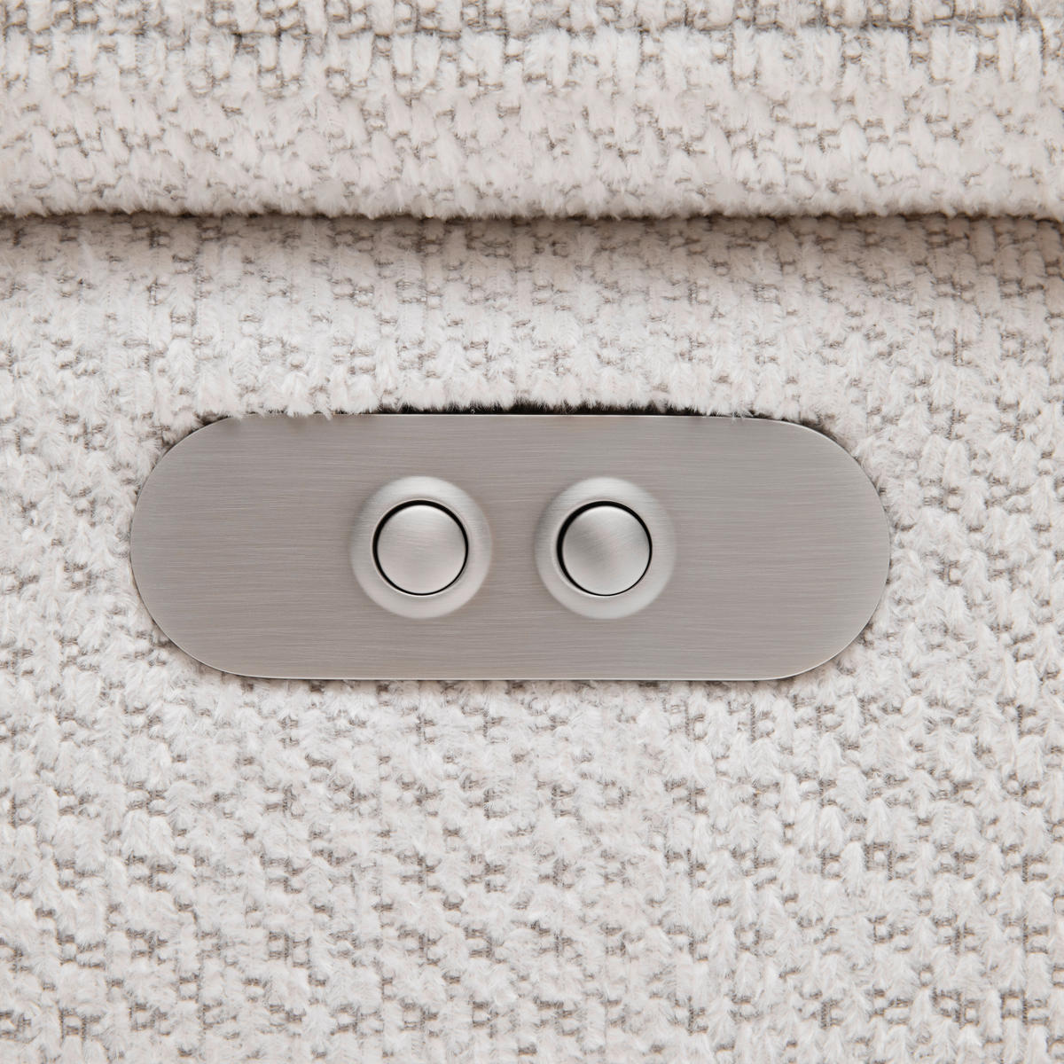 HÖRNSOFFA i chenille, vävt tyg gråvit  - gråvit/svart, Modern, textil/plast (283/106cm) - MID.YOU