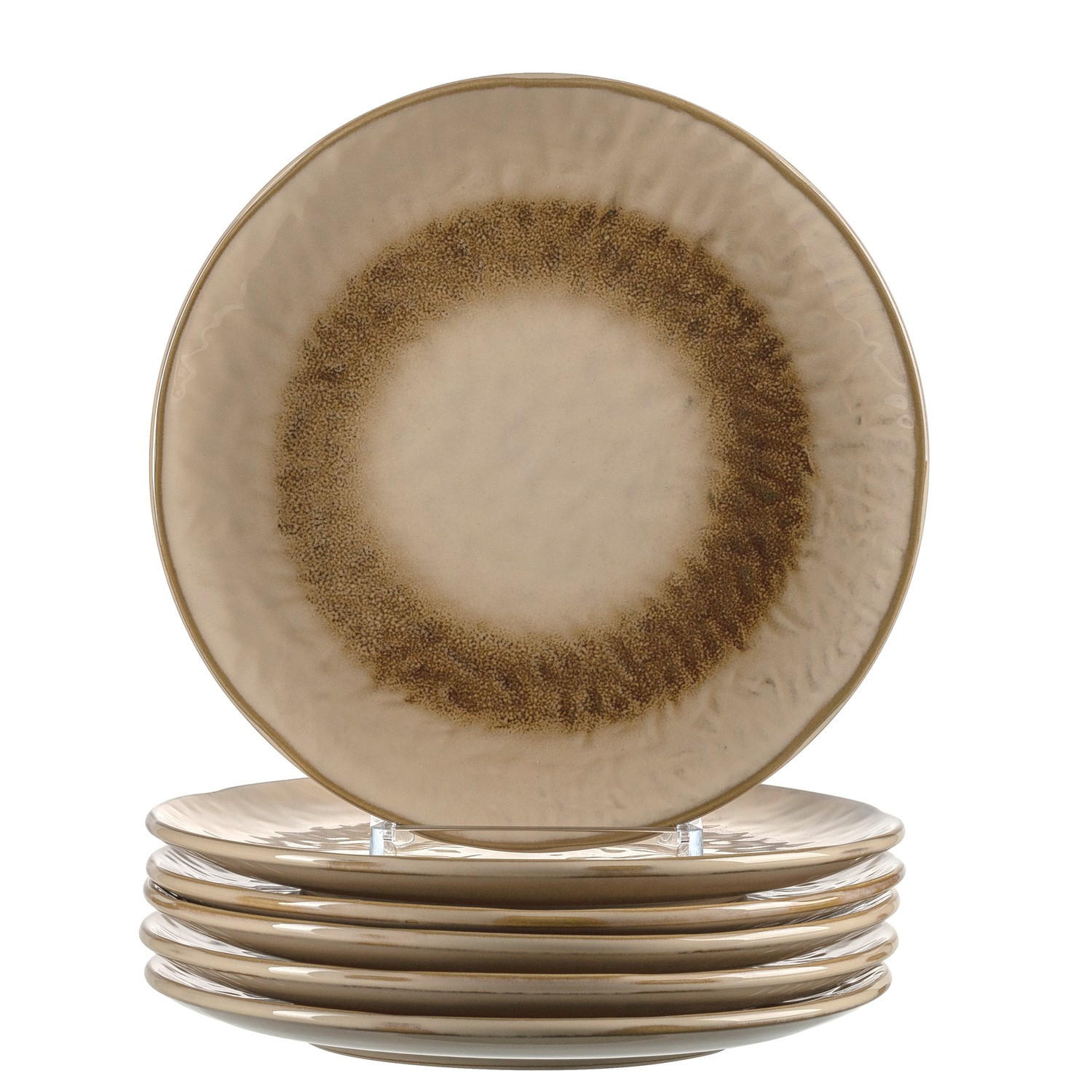 DESSERTTELLERSET Matera 6-teilig  - Sandfarben, LIFESTYLE, Keramik (23cm) - Leonardo