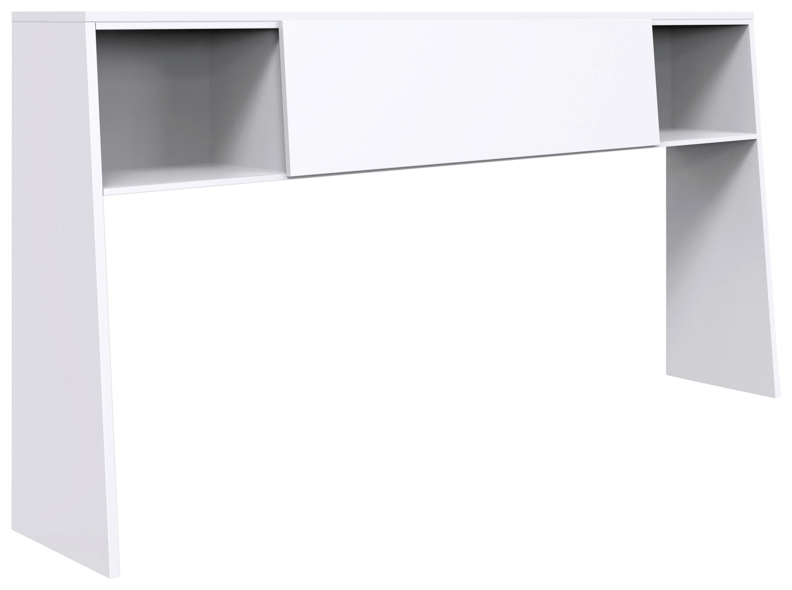BETTÜBERBAU - Weiß, Basics, Holzwerkstoff (209/107/39cm) - Boxxx