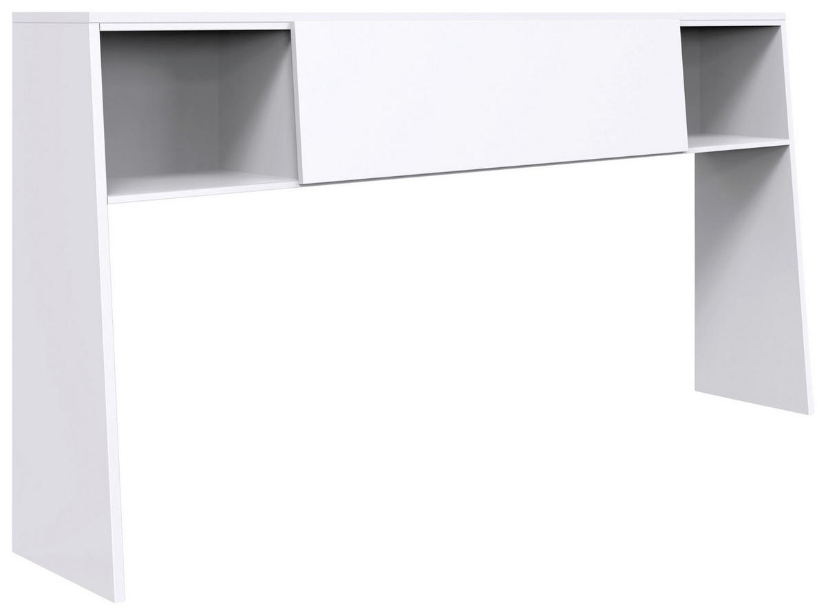 BETTÜBERBAU - Weiss, Basics, Holzwerkstoff (209/107/39cm) - Boxxx