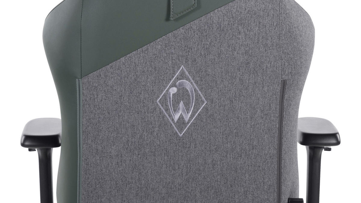 Werder Bremen Edition Silver Anthrazit, Chromfarben, Dunkelgrün Metall, Textil   - Chromfarben/Dunkelgrün, LIFESTYLE, Textil/Metall (72-80/124-142/45-64cm) - HIVAR