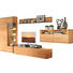 WOHNWAND Kernbuche massiv Buchefarben - Buchefarben/Silberfarben, Design, Glas/Holz (361/200/54cm) - Musterring