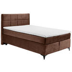BOXSPRINGBETT 140/200 cm  in Kupferfarben  - Schwarz/Kupferfarben, Design, Holzwerkstoff/Kunststoff (140/200cm) - Xora