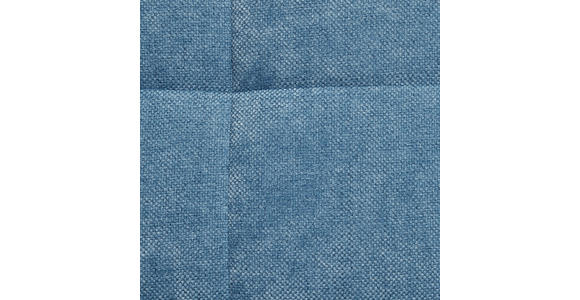 ECKSOFA  in Flachgewebe Pastellblau  204/341 cm  - Pastellblau/Schwarz, Design, Textil/Metall (204/341cm) - Xora