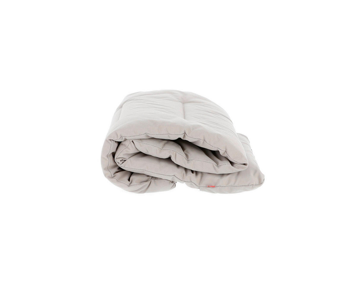 LIEGENAUFLAGE in Taupe Uni  - Taupe, Basics, Textil (60/6/190cm) - FIAM