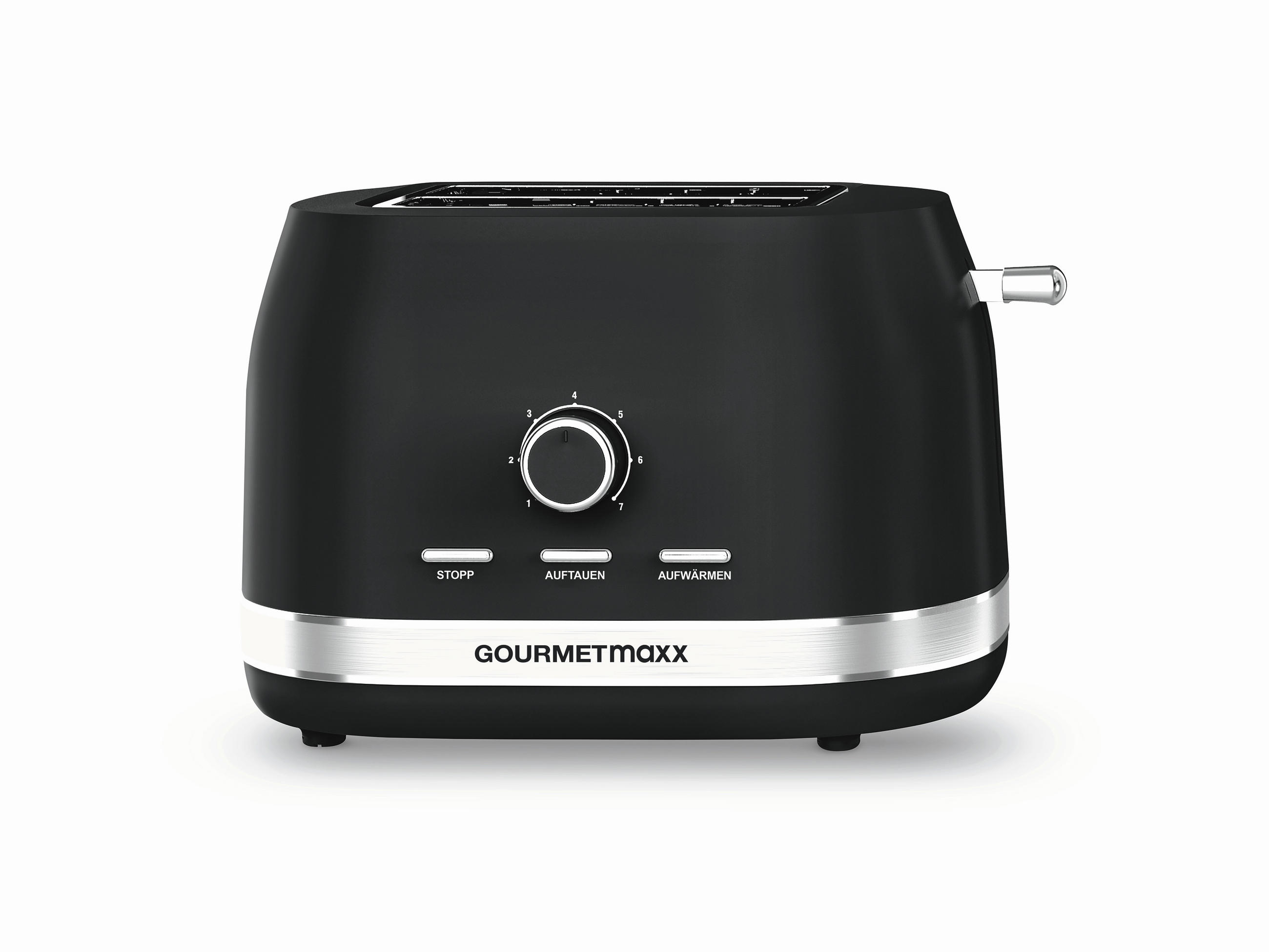 TOASTER GOURMETmaxx  - Schwarz, Basics, Kunststoff (33,2/21,6/21,9cm) - GOURMETMAXX