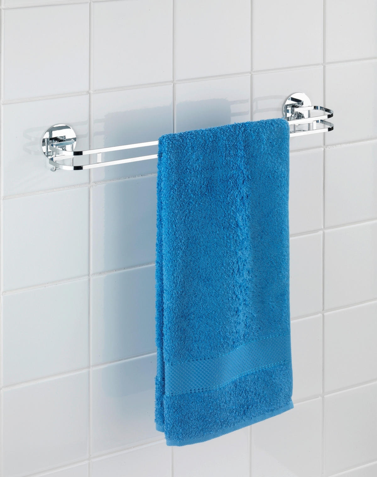 Suport Pentru Prosop 52/7,5/8,5 cm  - Basics, metal (52/7,5/8,5cm) - Wenko