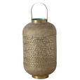 LATERNE - Goldfarben, Trend, Metall (35/35/61cm) - Ambia Home