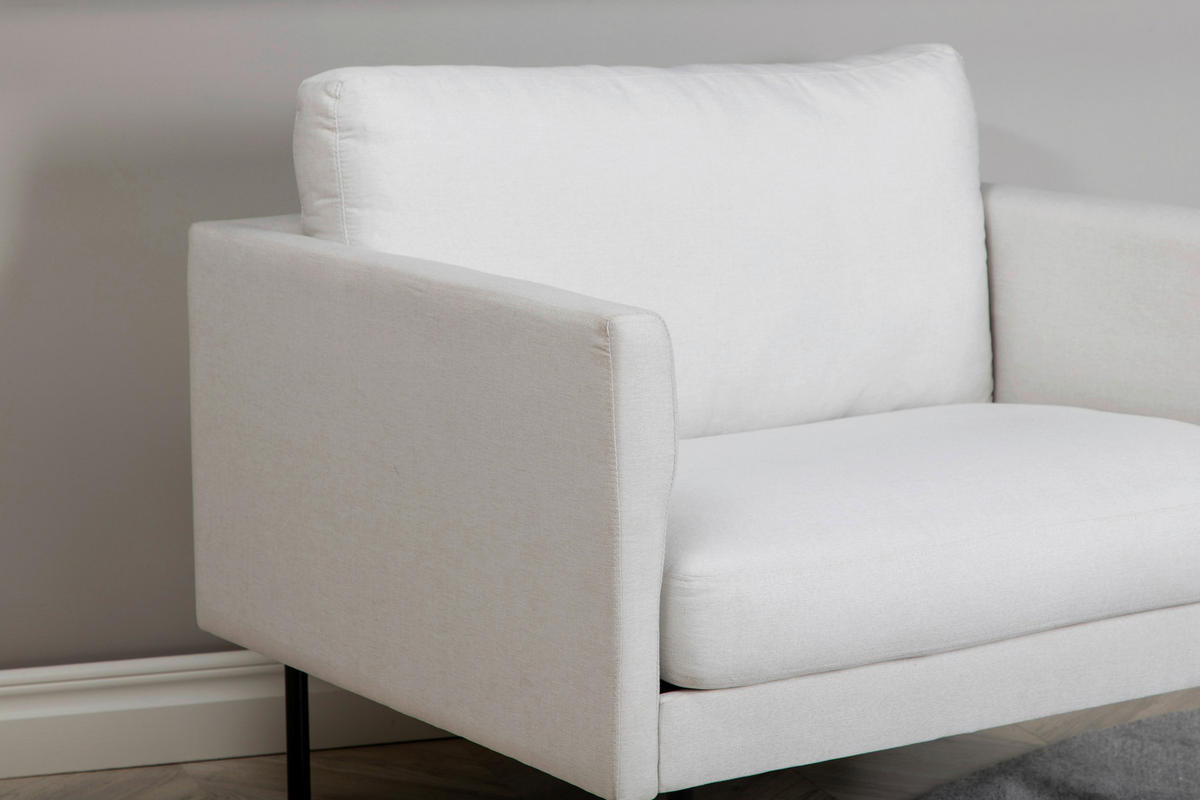 SESSEL in Schwarz, Beige  - Beige/Schwarz, Design, Kunststoff/Textil (95/80/84cm) - Livetastic