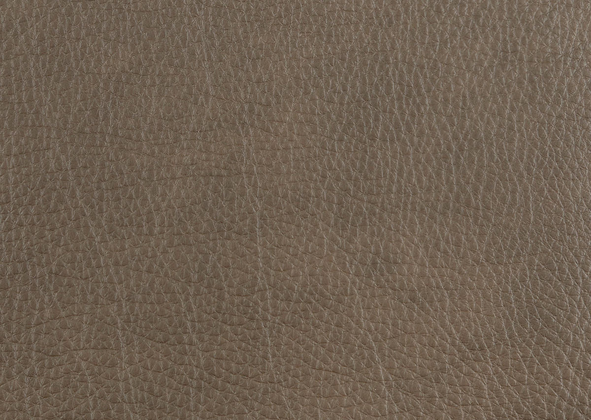 ECKSOFA in Echtleder Dunkelbraun  - Dunkelbraun/Schwarz, Design, Leder/Metall (172/334cm) - Hukla