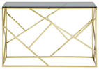KONSOLENTISCH Goldfarben  - Goldfarben, Design, Glas/Metall (120/40/78cm) - Xora