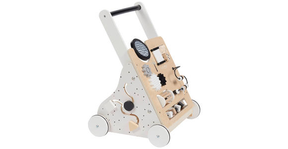 LAUFLERNWAGEN TRY ME - Schwarz/Naturfarben, Trend, Holz/Holzwerkstoff (35,9/42,1/54,3cm) - My Baby Lou