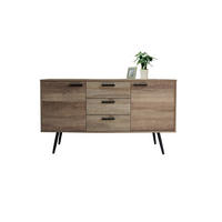 SIDEBOARD  in 150/84/39,5 cm  - Schwarz/Braun, Design, Holzwerkstoff (150/84/39,5cm) - Livetastic