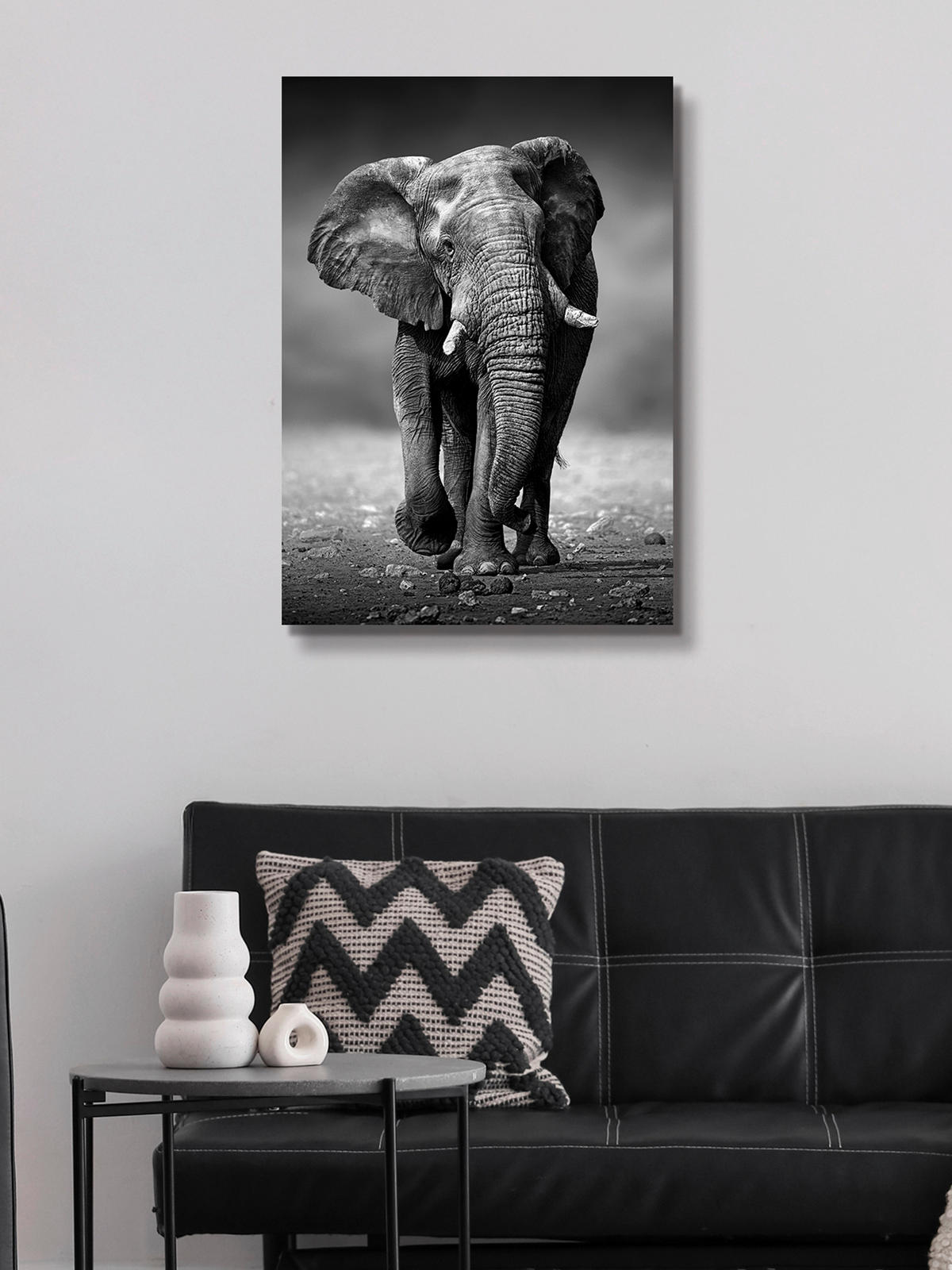 TIŠTĚNÉ OBRAZY NA PLÁTNĚ, zvířata, 50/70 cm  - vícebarevná, Lifestyle, kompozitní dřevo/textil (50/70cm) - Monee