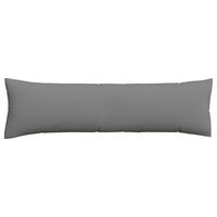 SEITENSCHLÄFERKISSENBEZUG 40/140 cm  - Graphitfarben, Basics, Textil (40/140cm) - Schlafgut