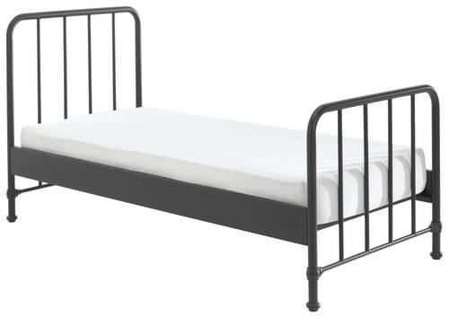 KINDER-/JUNIORBETT 90/200 cm  in Schwarz  - Schwarz, MODERN, Holz/Metall (90/200cm) - MID.YOU