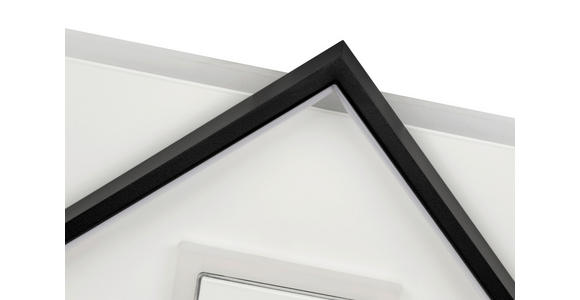 LED-DECKENLEUCHTE 35/35/6 cm   - Schwarz/Weiß, LIFESTYLE, Kunststoff/Metall (35/35/6cm) - Novel