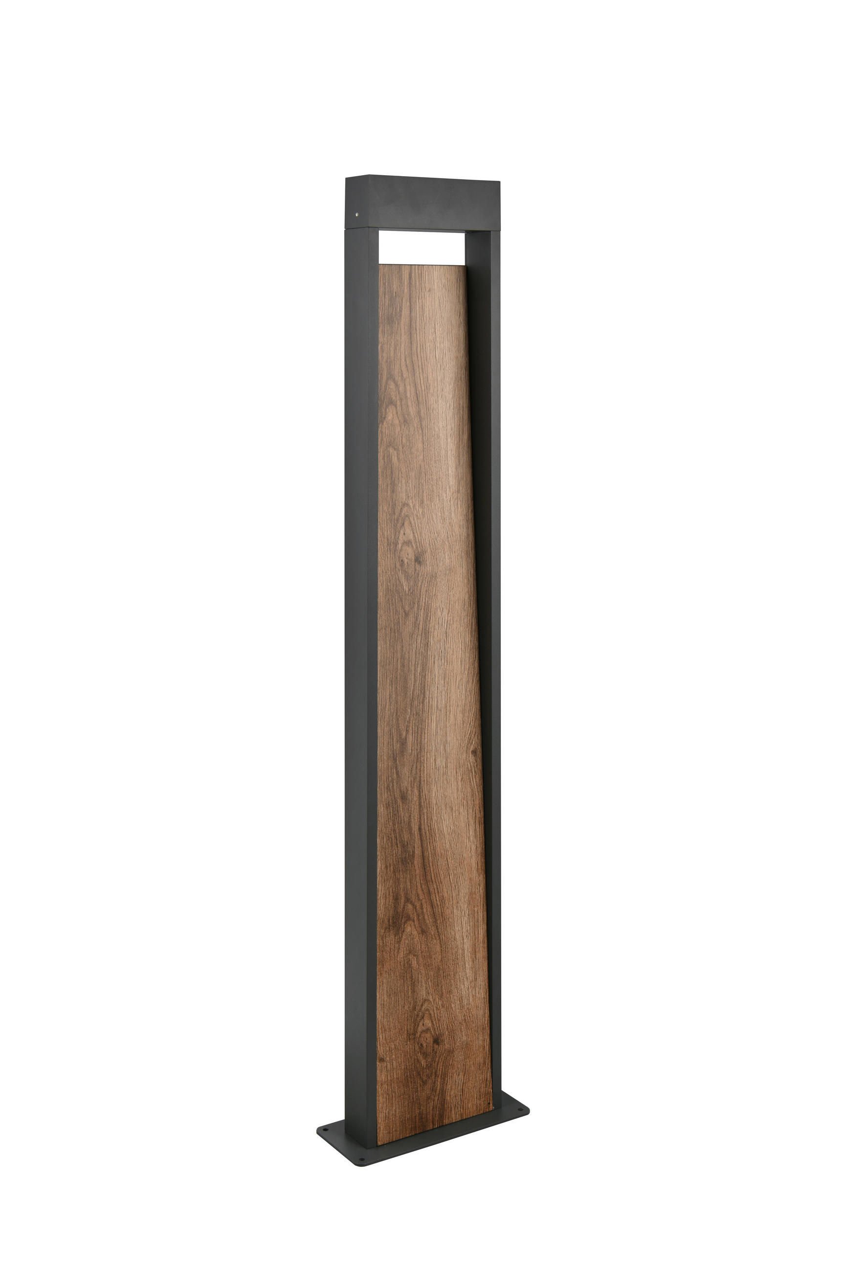 WEGELEUCHTE Salmon  - Anthrazit/Braun, Design, Metall (21,5/100/9,5cm) - Trio Leuchten