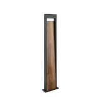 WEGELEUCHTE Salmon  - Anthrazit/Braun, Design, Metall (21,5/100/9,5cm) - Trio Leuchten
