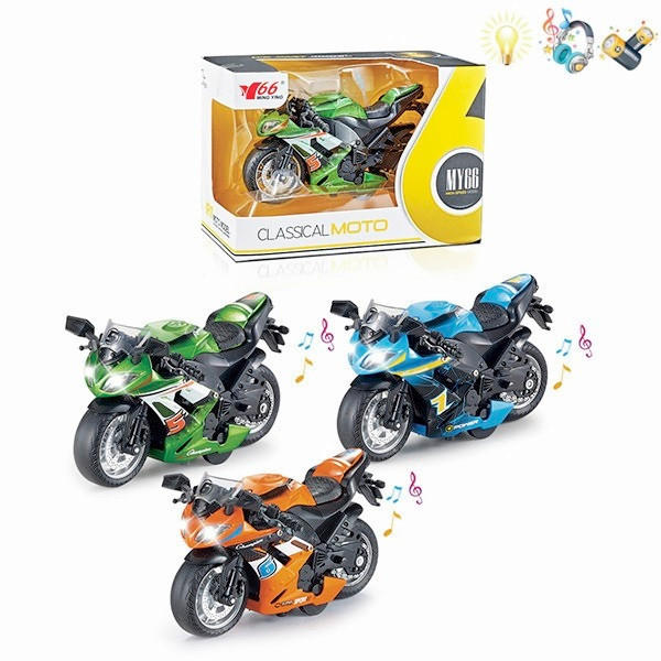 MOTOCIKL   - Basics, metal/plastika (15/9/10cm)