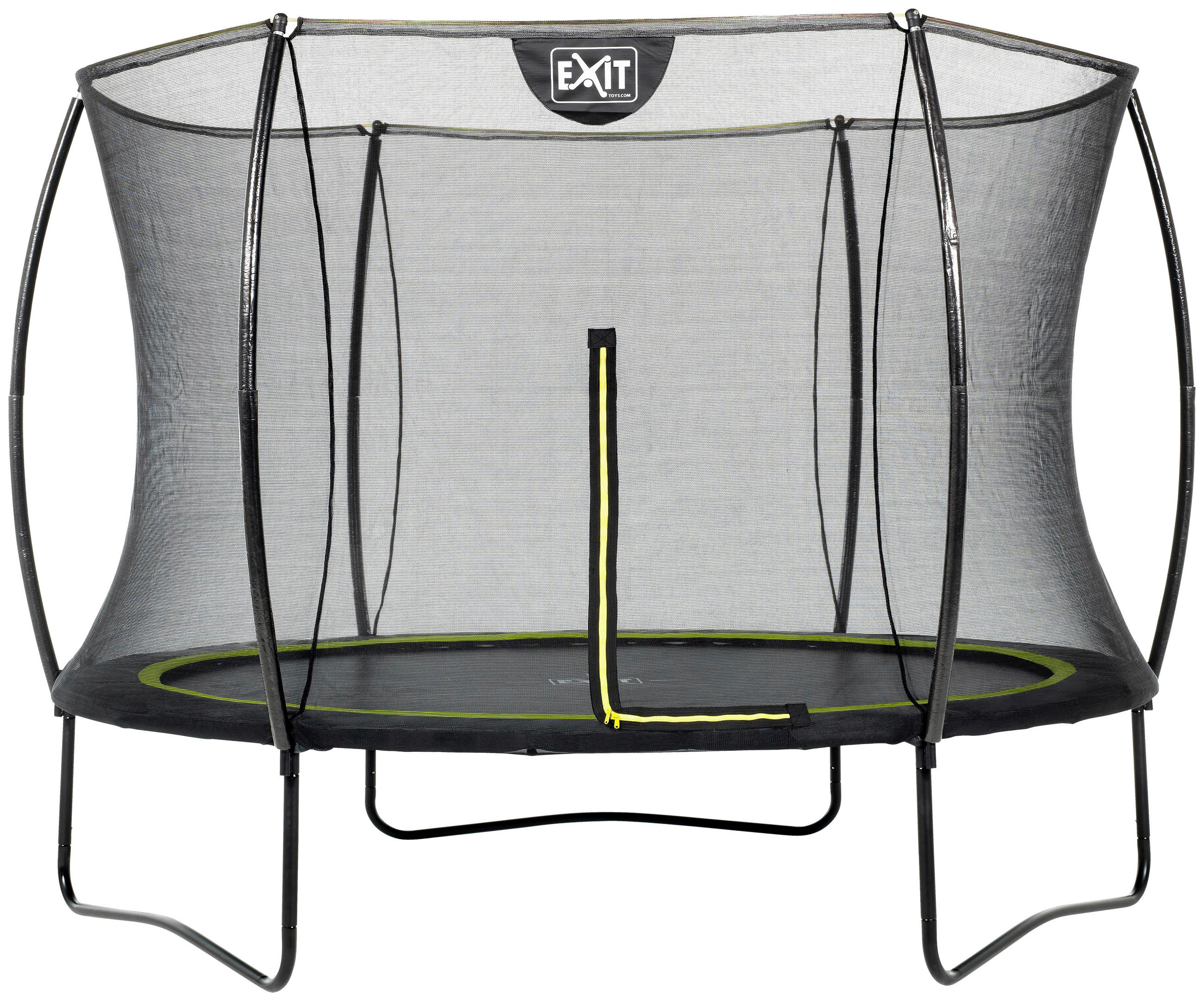TRAMPOLIN EXIT SILHOUETTE Ø244  - Schwarz, KONVENTIONELL, Metall (244cm) - EXIT Toys