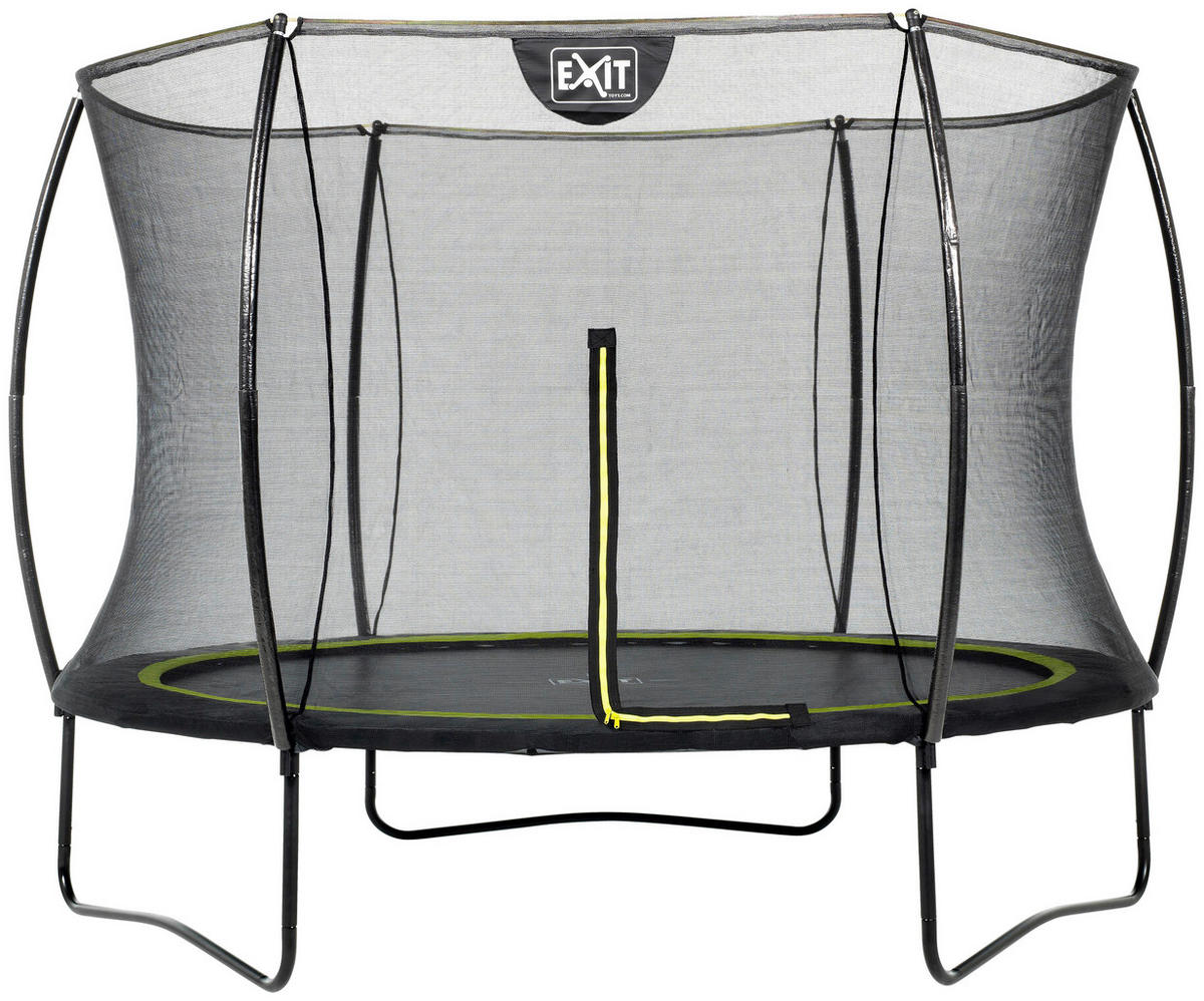 TRAMPOLIN EXIT SILHOUETTE Ø244  - Schwarz, KONVENTIONELL, Metall (244cm) - EXIT Toys