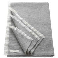 PLÄD 150/180 cm  - ljusgrå/cremefärgad, Klassisk, textil (150/180cm) - Esprit