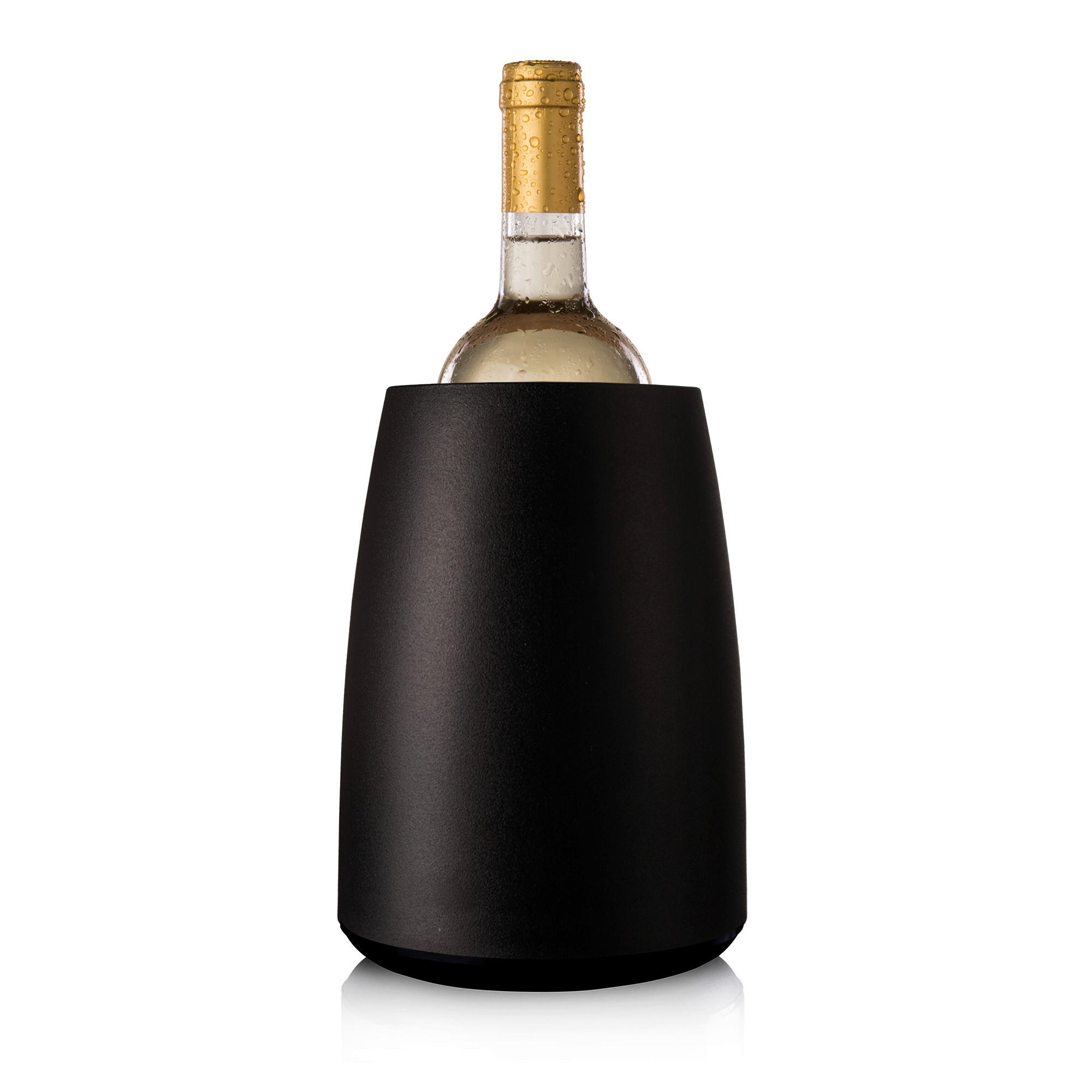 BORHŰTŐ - fekete, Basics, műanyag (15/21/15cm) - Vacu Vin