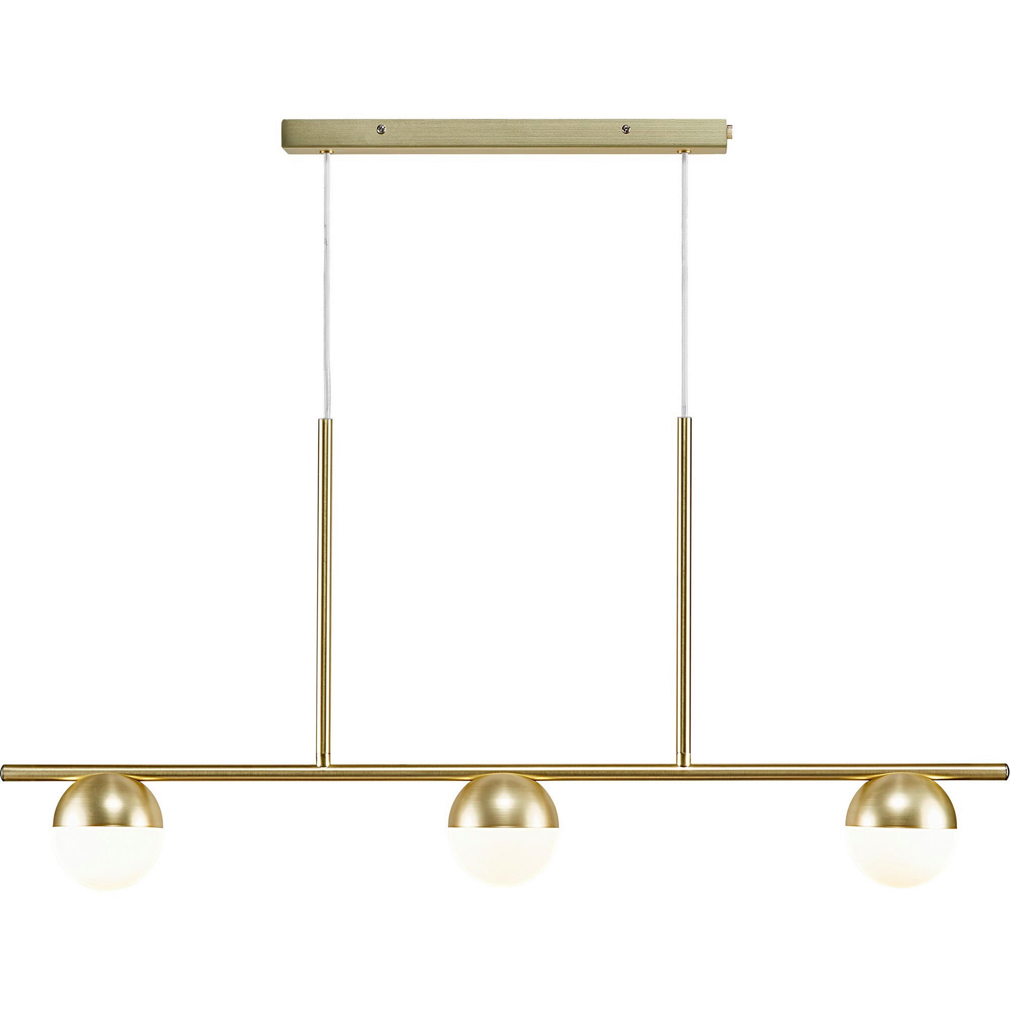 HÄNGELEUCHTE 90/10/41,3 cm  - Messingfarben, Design, Metall (90/10/41,3cm) - Nordlux