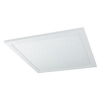 LED-DECKENLEUCHTE 45/45/5,5 cm    - Opal/Weiß, Basics, Kunststoff/Metall (45/45/5,5cm) - Novel