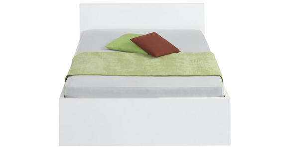 BETT 140/200 cm in Weiß - Weiß, KONVENTIONELL (140/200cm) - Carryhome