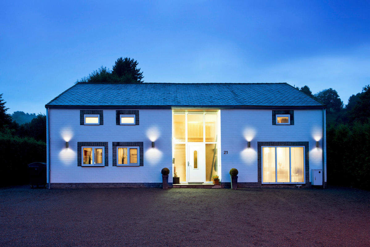 AUßENLEUCHTE 6,5/10/15,8 cm   - Dunkelgrau, Basics, Glas/Metall (6,5/10/15,8cm) - Osram